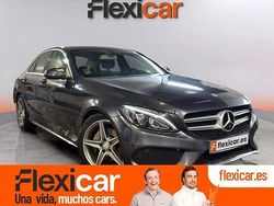 Gris Usado 2016 Mercedes C220 AMG line Berlina | 25.970 € (Precio justo)