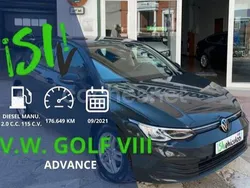Gris / plata Usado 2021 VW Golf VIII Berlina | 18.700 € (Un poco caro)