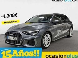 Gris Usado 2023 Audi A3 Sportback S-Line Utilitario | 28.182 € (Un poco caro)