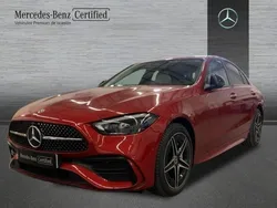 Rojo jacinto Usado 2023 Mercedes C300e | 46.400 € (Precio justo)
