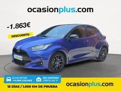 Azul Usado 2023 Toyota Yaris Hybrid Plus Berlina | 20.500 € (Precio justo)