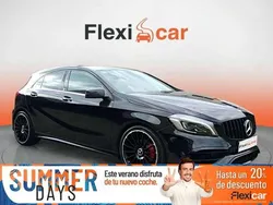 Negro Usado 2017 Mercedes A200 AMG line Berlina | 18.790 € (Precio justo)
