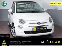 Blanco Usado 2021 Fiat 500C Lounge Descapotable | 11.250 € (Precio justo)