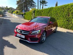 Granate Usado 2016 Mercedes C220 AMG line Familiar | 22.500 € (Precio justo)