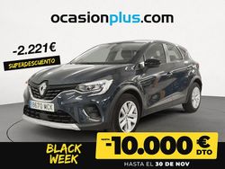Azul Usado 2022 Renault Captur Intens SUV | 15.490 € (Precio justo)