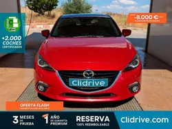 Rojo Usado 2015 Mazda 3 Luxury Utilitario | 11.390 € (Precio justo)