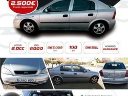 Gris / plata Usado 2000 Opel Astra Elegance Berlina | 2500 € (Un poco caro)