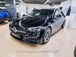 Negro Usado 2024 Mercedes C300e Familiar | 46.990 € (Precio justo)