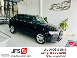 Negro Usado 2018 Audi Q3 S-Line SUV | 21.999 € (Precio justo)