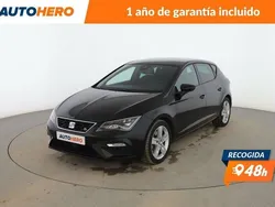 Negro Usado 2020 Seat Leon FR Berlina | 17.999 € (Precio justo)