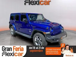 Azul Usado 2019 Jeep Wrangler Sahara SUV | 44.990 € (Precio justo)