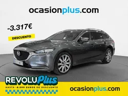 Gris Usado 2023 Mazda 6 Exclusive-Line Berlina | 25.490 € (Precio justo)