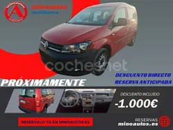 Rojo Usado 2020 VW Caddy Trendline Monovolumen | 17.380 € (Precio justo)