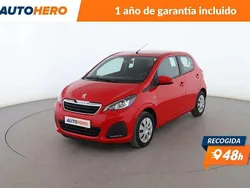 Rojo Usado 2021 Peugeot 108 Active Utilitario | 9618 € (Precio justo)