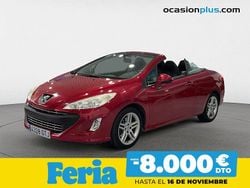 Rojo Usado 2010 Peugeot 308 CC Sport Descapotable | 8200 € (Precio justo)