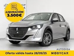Gris Usado 2023 Peugeot e-208 Allure Utilitario | 20.495 € (Precio justo)