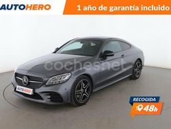 Gris Usado 2021 Mercedes C220 AMG line Coupe | 36.299 € (Buen precio)