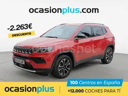 Rojo Usado 2022 Jeep Compass Limited SUV | 24.300 € (Precio justo)