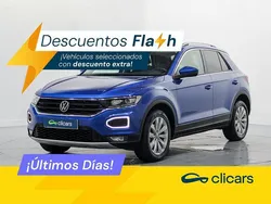 Azul Usado 2021 VW T-Roc Advance SUV | 19.490 € (Precio justo)