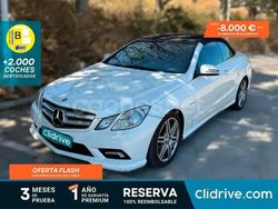 Blanco Usado 2010 Mercedes E350 Avantgarde Descapotable | 11.990 €