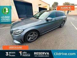 Gris Usado 2019 Mercedes C220 Familiar | 25.890 € (Precio justo)
