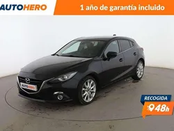 Negro Usado 2015 Mazda 3 Luxury Berlina | 13.599 € (Precio justo)