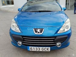 Azul Usado 2008 Peugeot 307 CC Descapotable | 4900 € (Precio justo)