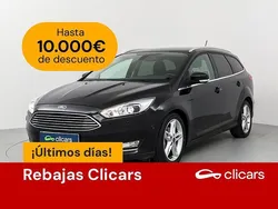 Negro Usado 2018 Ford Focus Titanium Familiar | 14.590 € (Buen precio)