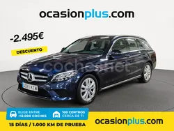 Azul Usado 2019 Mercedes C220 Familiar | 27.450 € (Precio justo)