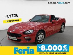 Rojo Usado 2018 Fiat 124 Spider Descapotable | 20.200 € (Precio justo)