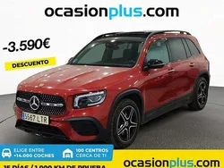 Rojo Usado 2021 Mercedes GLB220 AMG SUV | 35.900 €