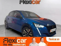 Azul Usado 2020 Peugeot e-208 GT Utilitario | 16.990 € (Precio justo)