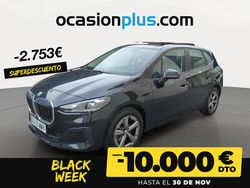 Negro Usado 2024 BMW 218 Active Tourer Monovolumen | 26.990 € (Un poco caro)