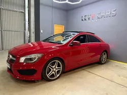 Rojo Usado 2014 Mercedes CLA220 AMG line Berlina | 18.800 € (Precio justo)