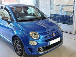Azul Usado 2021 Fiat 500C Sport Descapotable | 9500 € (Buen precio)