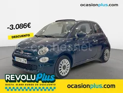 Azul Usado 2022 Fiat 500C Dolcevita Descapotable | 11.290 € (Precio justo)