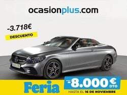 Gris Usado 2021 Mercedes C220 Descapotable | 40.900 € (Precio justo)