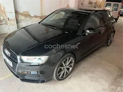 Negro Usado 2016 Audi A3 Sportback S-Line Berlina | 19.900 € (Precio justo)