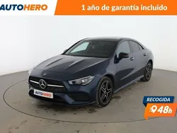 Azul Usado 2020 Mercedes CLA250e AMG line Berlina | 31.399 € (Precio justo)