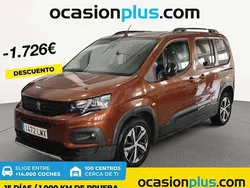 Marrón Usado 2021 Peugeot Rifter GT-line Monovolumen | 17.264 € (Precio justo)