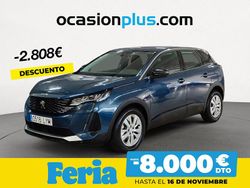 Azul Usado 2022 Peugeot 3008 Active Recogida | 20.990 € (Precio justo)