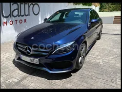 Azul Usado 2017 Mercedes C200 Berlina | 19.990 € (Precio justo)