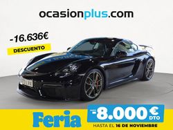 Negro Usado 2022 Porsche Cayman GT4 Coupe | 123.490 € (Precio justo)