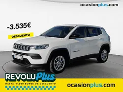 Blanco Usado 2022 Jeep Compass Longitude SUV | 21.400 € (Precio justo)