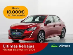 Rojo Usado 2023 Peugeot 208 Active Utilitario | 15.490 € (Precio justo)