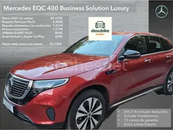 Eléctrico Usado 2021 Mercedes EQC400 SUV | 39.500 € (Precio justo)
