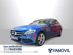 Azul Usado 2018 Mercedes C220 Berlina | 24.850 € (Precio justo)