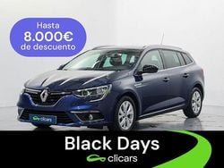 Azul Usado 2018 Renault Mégane GrandTour LIMITED Familiar | 11.890 € (Precio justo)