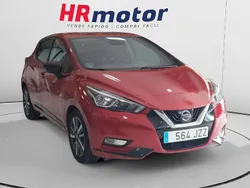 Rojo Usado 2017 Nissan Micra Acenta Utilitario | 9870 € (Precio justo)