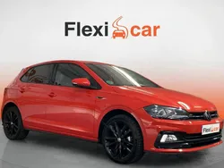 Rojo Usado 2021 VW Polo R-line Berlina | 13.590 € (Precio justo)